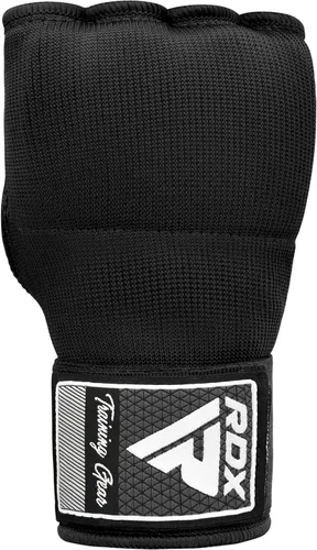 Vista 7 de RDX - Guantes de boxeo con acolchado de gel, para hombres y mujeres, con correas de muñeca elásticas de 100 cm de largo, rápidos, puños protectores