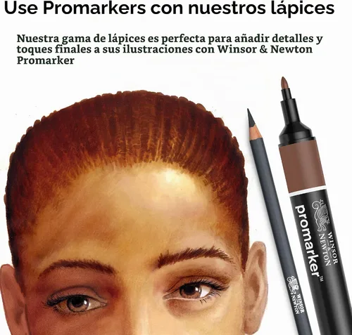 Vista 9 de Winsor & Newton Studio Collection - Lápices de grafito, juego de 5