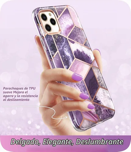 Vista 3 de i-Blason Funda para iPhone 11 Pro Max con protector de pantalla integrado Ameth