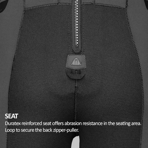 Vista 6 de Waterproof Traje de neopreno W7 0.197 in con cremallera trasera para hombre