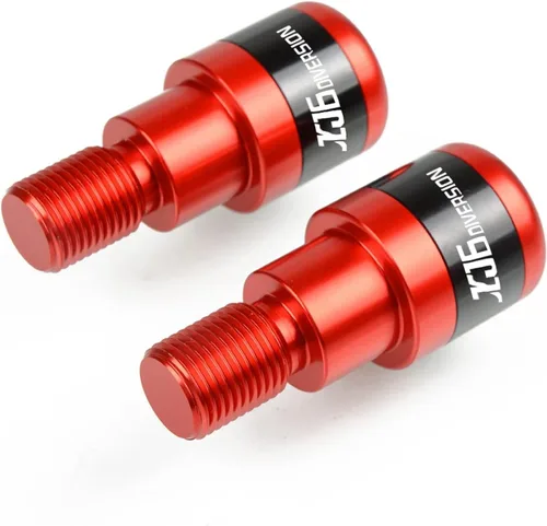 Vista 8 de Para XJ6 Diversion XJ6DIVERSION 2009 2010 2011 2012 2013 2014 2015 2016 motocicleta mango de mano extremos de barra deslizante (color : 1)