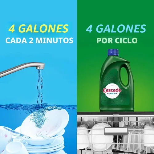 Vista 6 de Detergente Cascade Complete Gel todo en uno para lavaplatos - Brisa cítrica - 75 Oz (El embalaje puede variar)