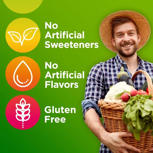 Vista 5 de Centrum MultiGummies Gummy Multivitamínico para adultos, suplemento multivitamínico/multimineral con vitaminas D, B y E, sabor a fruta surtido, 18