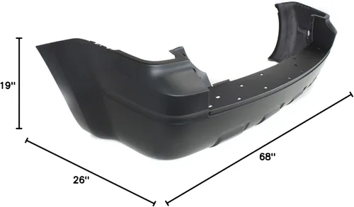 Vista 7 de Evan Fischer Cubierta de parachoques trasero compatible con Ford Escape 2008-2012 imprimado - FO1100629