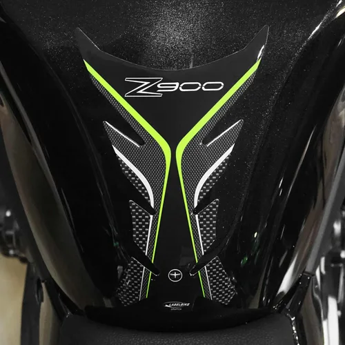 labelbike - Adhesivo 3D Protector y Decoración del Depósito de Combustible de Motocicleta en Resina Compatible con KAWASAKI Z900 - Color Verde