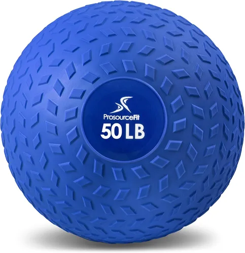 Vista 9 de ProsourceFit Slam Medicine Balls 5, 10, 15, 20, 25, 30, 50lbs Smooth and Tread Textured Grip Dead Weight Balls for Strength and Conditioning