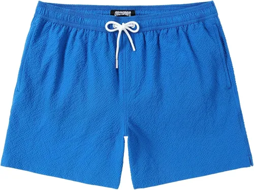Vista 30 de Men's Swim Shorts Seersucker Swimming Trunks for Men Beach Shorts Quick Dry Bathing Suit 5"/7"/9" with Pockets