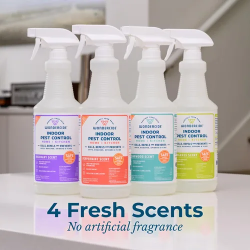 Vista 7 de Wondercide - Spray de control de plagas para interiores para el hogar y la cocina - Hormigas, cucarachas, arañas, moscas, pulgas, insecticidas