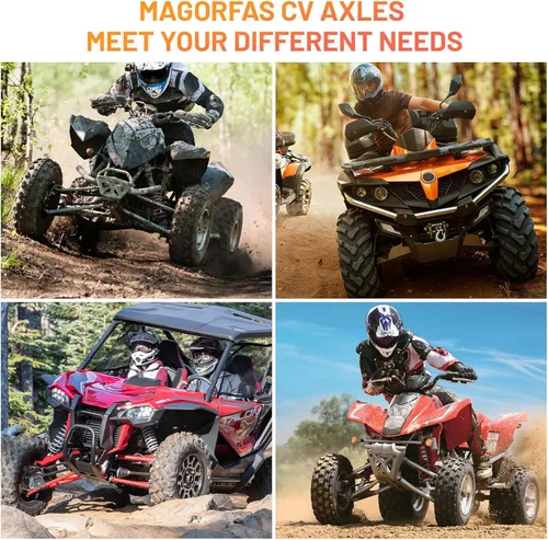 Vista 6 de Eje CV delantero con rodamiento para Honda Foreman 500/Foreman Rubicon 500 2014 2015 2016 2017 2018 44250-HR4-A21, 44250-HR4-A22 ATV ejes