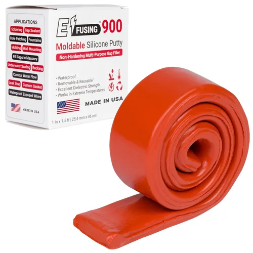 900 Masilla de silicona moldeable - Rojo anaranjado