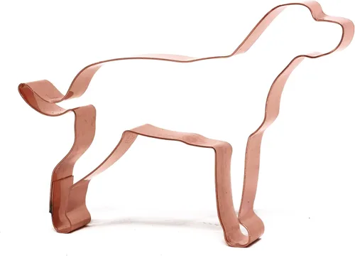 Braque du Bourbonnais No. 1 - Cortador de galletas de cobre para razas de perro, 4.5 x 3.25 pulgadas, hecho a mano en los Estados Unidos