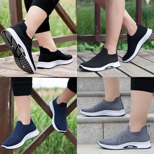 Vista 7 de Lymphvity Mocasines de malla para hombre, transpirables, transpirables, para caminar, ligeros, informales, cómodos, para entrenamiento