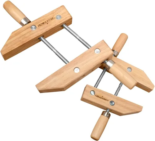 Vista 3 de POWERTEC 71522 Abrazadera de tornillo de mano de madera – 6 pulgadas Abrazaderas de tornillo de mano para carpintería, 2