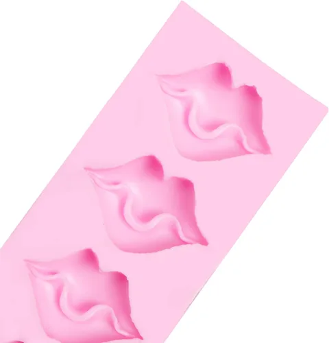 Vista 8 de Molde sexy de silicona para labios, molde para hornear de chocolate con forma de corazón para decoración de tartas de San Valentín, decoración