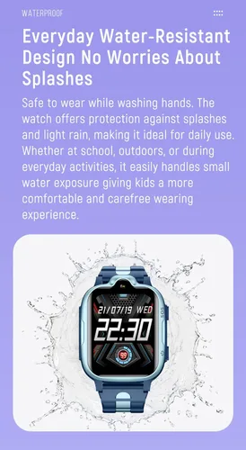 Vista 8 de MJVV 4G Reloj inteligente GPS para niños con función de llamada, Whatsapp, Line, Facebook, TikTok, rastreador, teléfono, reloj con videollamada
