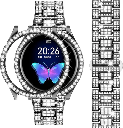 Dsytom Correas compatibles con Samsung Galaxy Watch FE 2024 de 1.575 pulgadas/Galaxy Watch 5/4 de 1.575 pulgadas, 1.732 pulgadas, 0.732 pulgadas,