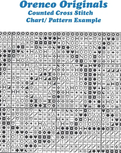 Vista 2 de Canguros australianos John Gould Counted Patrón de punto de cruz