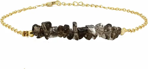 Vista 66 de Gempires Natural Chips Bar Bracelet, Energy Healing Crystals, Birthday, Gift for Her, Gemstone Jewelry 8 inch