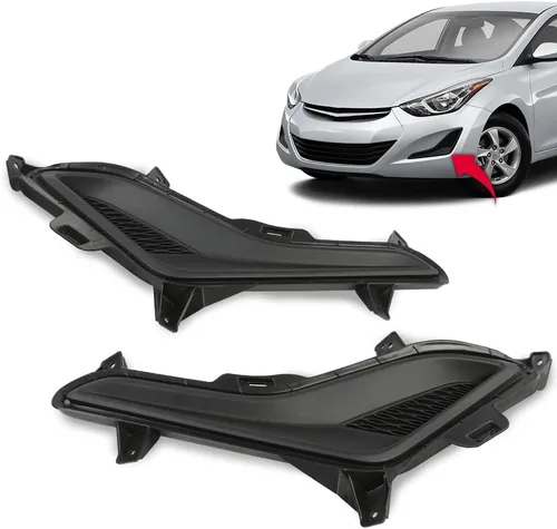 Vista 2 de G-PLUS Cubierta de luz antiniebla delantera compatible con Elantra Value Edition 2014-2016 Elantra GL GLS L Limited SE Sport Izquierdo Conductor