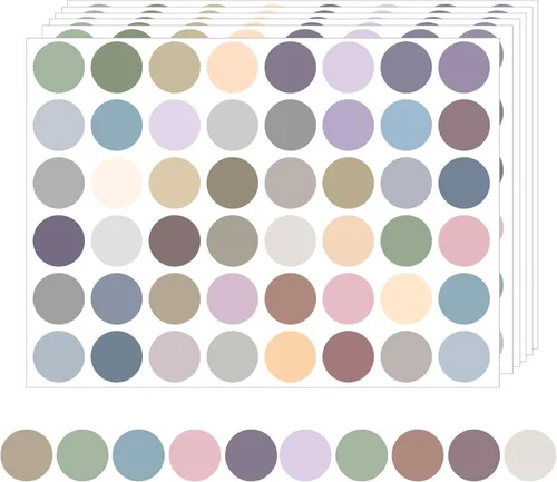 Vista 11 de STARLIBOO Calcomanías de punto negro, calcomanías circulares extraíbles de 3 pulgadas, para oficina, venta de garaje, venta de patio (200 piezas)