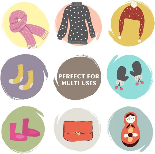 Vista 7 de Knitting Needles Set,36PCS Single Pointed Carbonized Knitting Needles, Sizes from 2.0mm-10.0mm, 25cmLength Knitting Tools for Handmade DIY Wool