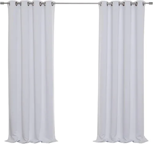 Vista 13 de Best Home Fashion Cortinas opacas aisladas térmicamente - Parte superior del ojal de bronce antiguo - 52" de ancho x 84" Largo - (Juego de 2 Paneles)