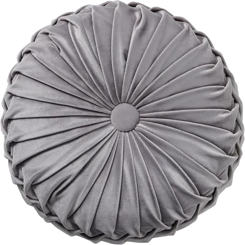 Vista 18 de Almohada redonda de terciopelo para decoración del hogar, cojín redondo de calabaza plisada suave para el suelo, para sofá, silla, cama o automóvil