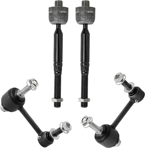Vista 431 de Detroit Axle - Kit de suspensión delantera de 10 piezas para Hyundai Accent 2006-2011, 2 brazos de control inferiores, 4 barras de acoplamiento