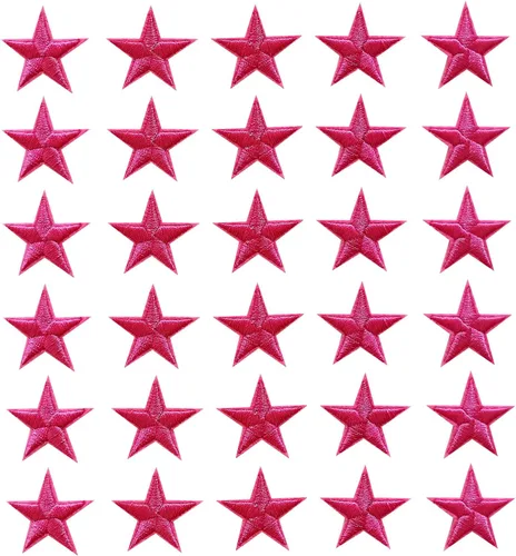 Vista 30 de 5 parches para planchar con estrellas negras, parches bordados para ropa, chaquetas, sombreros, mochilas, jeans (3.2 pulgadas)