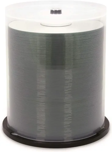 Vista 2 de Verbatim CD-R 700MB 52X - Serigrafía plateada brillante imprimible, paquete de 100