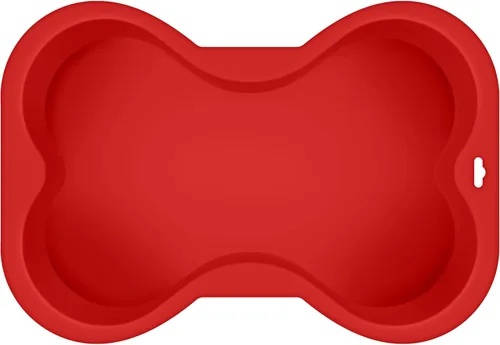 Vista 5 de Puppy Cake Molde de silicona en forma de hueso de perro (azul)