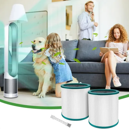 Vista 6 de TP01 TP02 - Filtro de repuesto compatible con Dyson Pure Cool Link TP01, TP02, TP03, BP01, AM11 Tower, NXBHG 360° True Filter, comparado