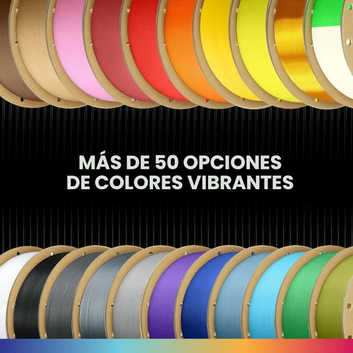 Vista 7 de OVERTURE Filamento PLA 1.75mm, Filamento de impresora 3D enrollado cuidadosamente 1 kg de carrete (2.2 libras), precisión dimensional +/- 0.02 mm