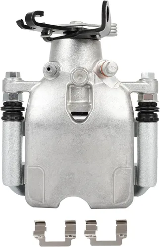 Vista 15 de SCITOO Pinza de freno trasera izquierda sin soporte 18-4678 rojo compatible para Ford 1997-2004 para Lincoln 1998-2010