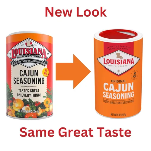 Vista 2 de Louisiana Fish Fry Products Condimento cajún 8 onzas