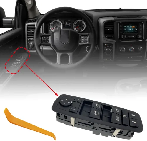 Vista 6 de 56046823AE Interruptor de control maestro de ventana eléctrica para Chrysler 300 2011-2020, para Chrysler 200 2015-2017, para Dodge Charger