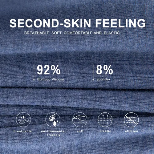 Vista 2 de BAMBOO COOL Men's Boxers Short Bamboo Viscose Boxer for Men Soft Comfortable Casual Breathable Underwear (3 Pack or 5 Pack)