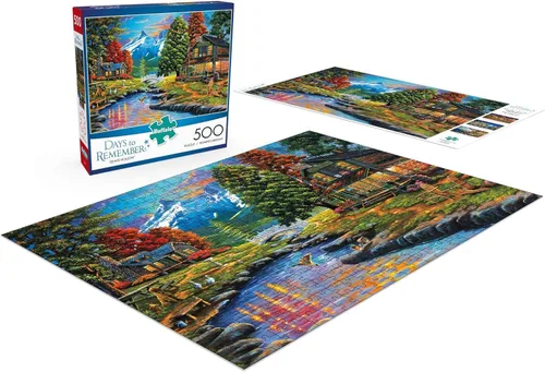 Vista 4 de Buffalo Games Geno Peoples, Dewie Hollow 500 Piece Jigsaw Puzzle for Adults