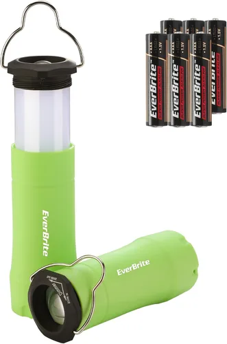 Vista 12 de EverBrite Mini linternas y linternas 2 en 1 con 3 modos, paquete de 2 linternas LED portátiles para exteriores con zoom, artículos esenciales