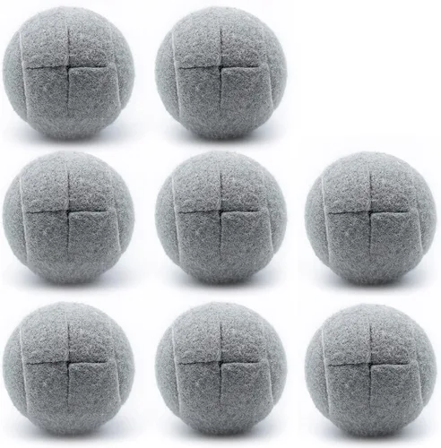 Vista 9 de Magicorange 8 pelotas de tenis precortadas para patas de muebles y protección del suelo, almohadillas de fieltro resistentes de larga duración Negro