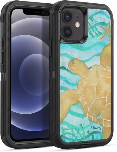 Vista 71 de Head Case Designs Officially Licensed Paul Brent Agate Mermaid Coastal Gel Armor Case [Military Grade Drop Protection] Compatible with Apple iPhone