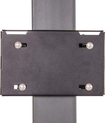 Vista 17 de Silverback Aro de baloncesto Junior Youth de 33 pulgadas con tecnología de montaje Lock 'n Rock para postes redondos y verticales, negro (B8410W)