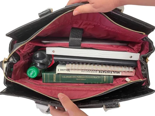 Vista 5 de JKM and Company - Maletín para iPad y computadora portátil, tableta, con ruedas