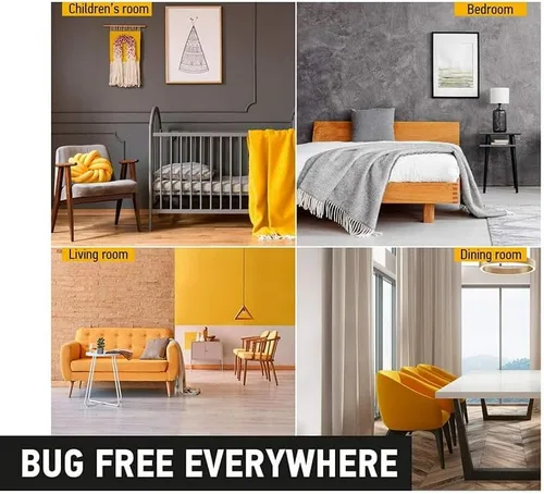 Vista 5 de Exterminador de insectos de interior Mosquitos 1 Pack Enchufe eléctrico portátil en el hogar Insectos Zapper para eliminar insectos, mosquitos