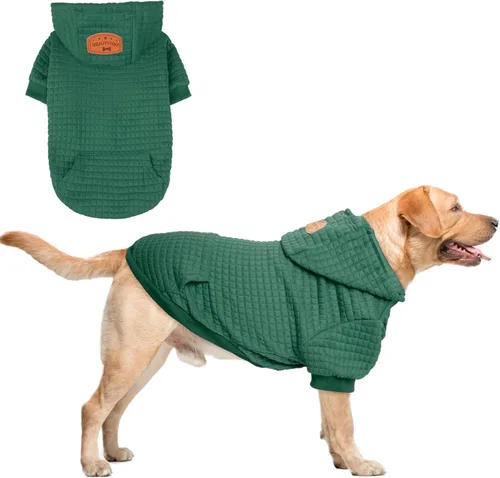 Vista 56 de BEAUTYZOO - Sudadera con capucha para perros macho o hembra pequeños, medianos y grandes, ropa cálida de invierno y otoño, talla S o M, suéter