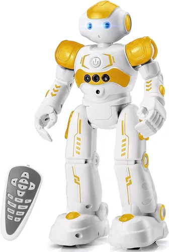 Vista 8 de KingsDragon - Robot RC, juguetes para niños, gestos y detección programable, robot inteligente a control remoto para niños de 3 a 8 años, regalo