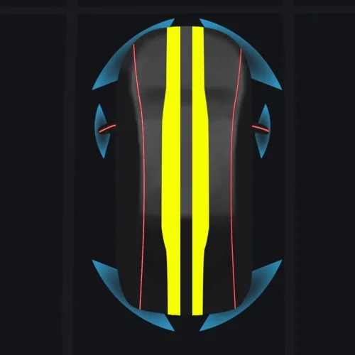 Vista 3 de DUBOM Car Cover Waterproof for Sandero Stepway(2013-2023), Waterproof Outdoor Winter Car Covers Breathable Large Cover with Straps Zip Dustproof A1