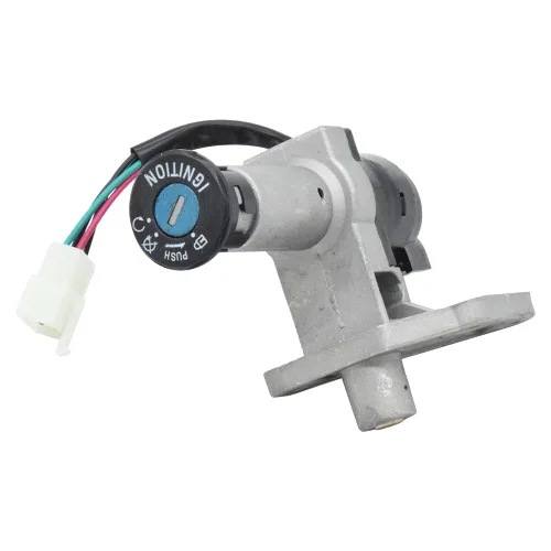 Vista 5 de Juego de llaves de interruptor de encendido para motocicleta, compatible con GY6 125cc 150cc ciclomotor scooter 4 pines enchufe chino scooter piezas