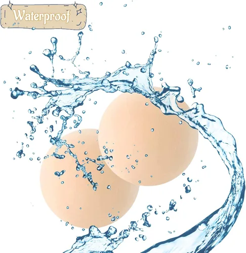 Vista 2 de Zhowehall Nipple Covers 5 Pairs for Women Silicone Pasties Reusable Adhesive Nippleless Covers Invisible Sticky Breast Petal