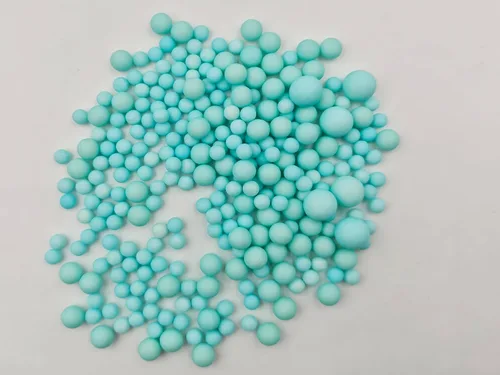 Vista 3 de Gránulos de azúcar azul comestibles mixtos, perlas de caramelo de 4.23 onzas, ideales para hornear, decoraciones de pasteles y cupcakes, decoración